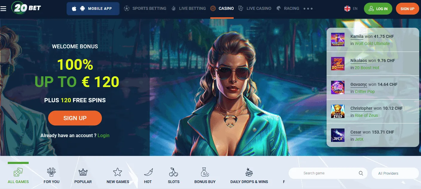 20Bet Casino